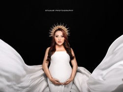 7 Pemotretan Maternity Mpok Alpa yang Bikin Pangling, Bumil Cantik Maksimal