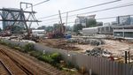 Penampakan Terkini Proyek Perluasan Stasiun Tanah Abang