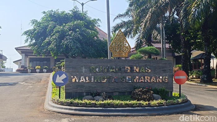 Suasana Rumah Dinas Wali Kota Semarang siang ini, Rabu (17/7/2024).