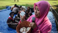 Jika sudah jadi, ini wujud sabun batangan tersebut.