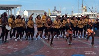 Street Performers di Area Victoria and Alfred Waterfront.