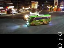 Viral Video Bus Muter-muter di Bundaran Siyono Gunungkidul, Ini Kata Polisi