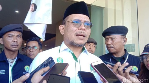 Waketum PKB Bidang Ideologi dan Kaderisasi, Muhammad Hanif Dhakiri, di Badung, Rabu (17/7/2024). (Rizki Setyo Samudero/detikBali)