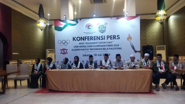 Gerakan Masyarakat Indonesia Protes Kehadiran Tim Israel di Olimpiade Paris