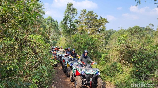 Membelah Hutan Taman Safari Prigen dengan ATV!