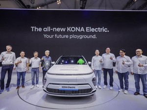 Hyundai All-New KONA Electric Mejeng di GIIAS, Baterainya Buatan RI