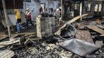 Kondisi Terkini Lapak Pondok Pinang Jaksel yang Terbakar