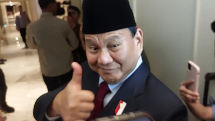 Menhan Prabowo Subianto.