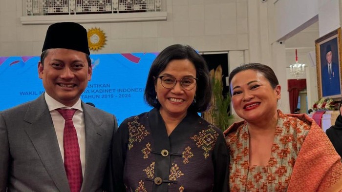 Menteri Keuangan Sri Mulyani dan Wamen Keuangan II Thomas Djiwandono