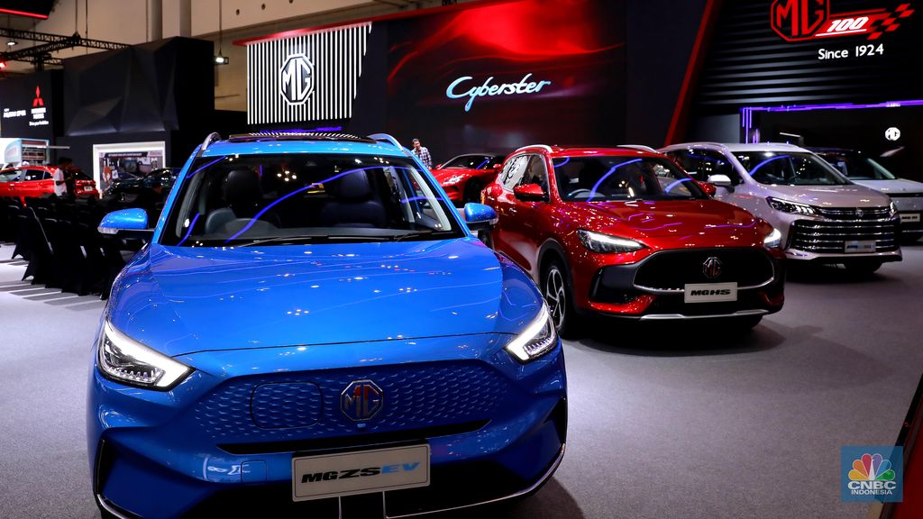MG Cyberster dirilis dengan harga spesial Rp 1,688 miliar dan mendapat lifetime Battery warranty untuk 100 konsumen pertama. (CNBC Indonesia/Muhammad Sabki)