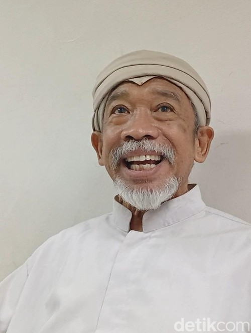 Pelawak Qomar saat ditemui di kawasan Jakarta Selatan.