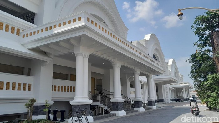 Pembagian kios dan los kepada pedagang usai renovasi Pasar Jongke Solo selesai, Kamis (18/7/2024).