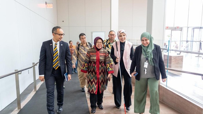 Penasihat Khusus bidang Hak Disabilitas Internasional Presiden Amerika Serikat (AS) Joe Biden, HE Sara Minkara menemui Menteri Sosial (Dok Kemensos)