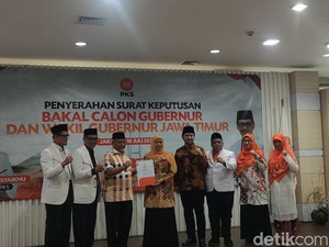 Khofifah-Emil Resmi Kantongi Rekom PKS Maju di Pilgub Jatim 2024