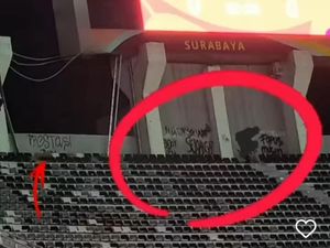 Viral Stadion GBT Surabaya Jadi Sasaran Vandalisme Saat Laga Piala AFF U-19