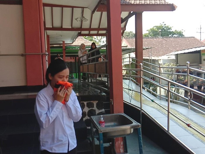 Terdakwa penganiaya anak selebgram Aghnia Punjabi.