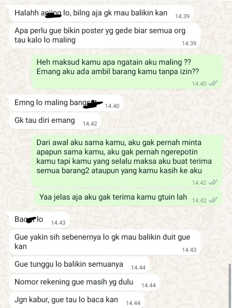 Viral Cowok Minta Mantan Bayar Pengeluaran Selama Pacaran, Gofood sampai Parkir