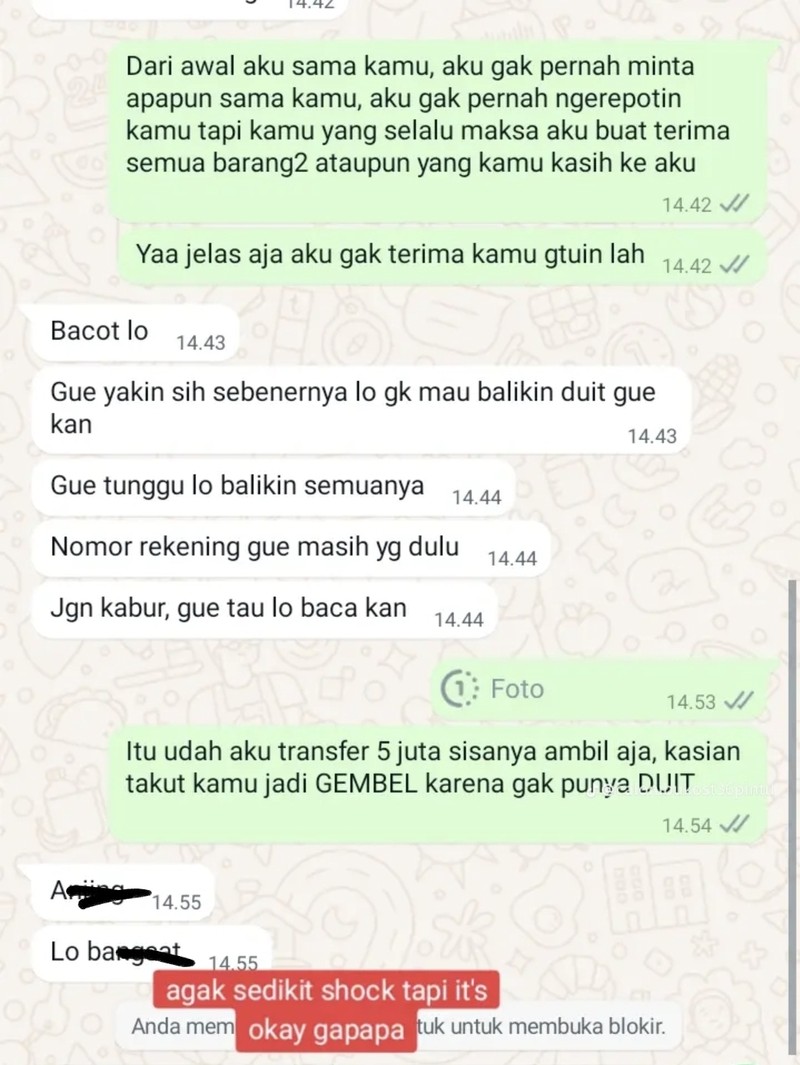 Viral Cowok Minta Mantan Bayar Pengeluaran Selama Pacaran, Gofood sampai Parkir