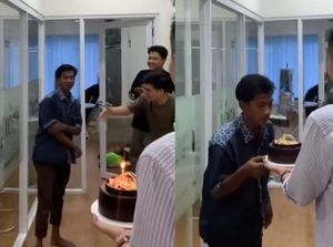 Viral Kantor Rayakan Ultah OB, Netizen: Semua Berhak Dirayakan!