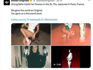 Dilema Adidas Gegara Bella Hadid