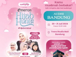 Chit Chat Bareng Atalia Bu Cinta di Audisi Emeron Hijab Hunt 2024 Bandung