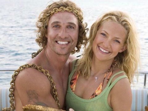 Cuplikan adegan Matthew McConaughey dan Kate Hudson di Fool's Gold.