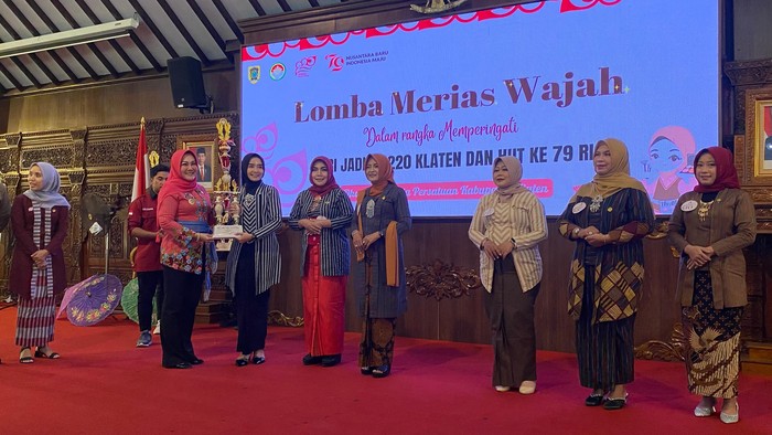 Grand Final Duta Genre Klaten 2024 di Grha Bung Karno Klaten, Kamis (18/7/2024).
