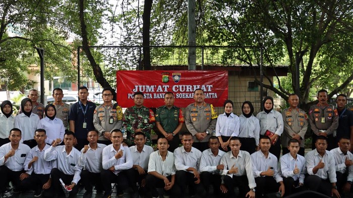 Jumat Curhat Polres Bandara Soekarno Hatta (Soetta) pada Jumat (19/7).