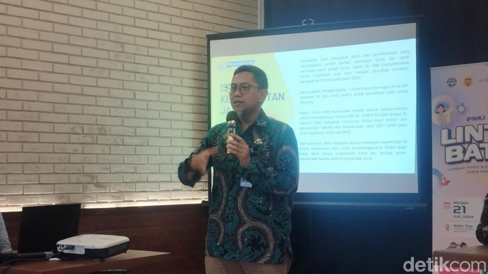 Kepala Sub Direktorat Promosi dan Kemitraan Keselamatan, Iwan Budiyono (Brigitta Belia/detikcom)