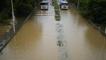 Korea Selatan Banjir Setelah Diguyur Hujan Deras
