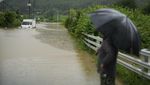Korea Selatan Banjir Setelah Diguyur Hujan Deras