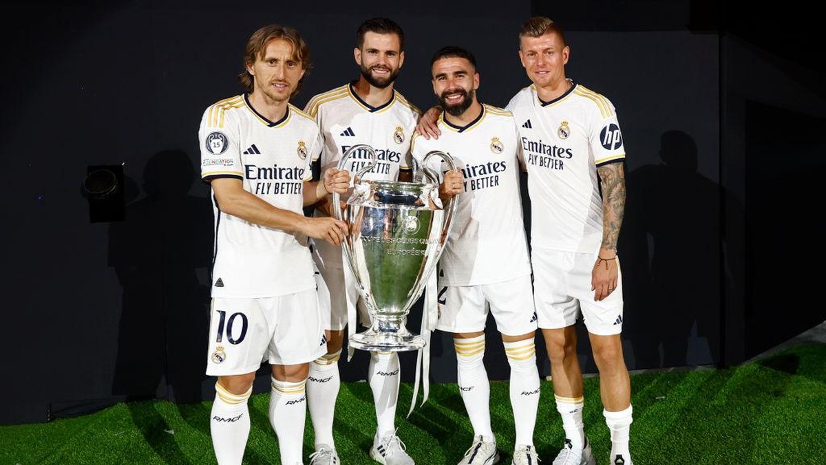 Luka Modric kini jadi kapten Real Madrid (Real Madrid via Getty Images/Helios de la Rubia)