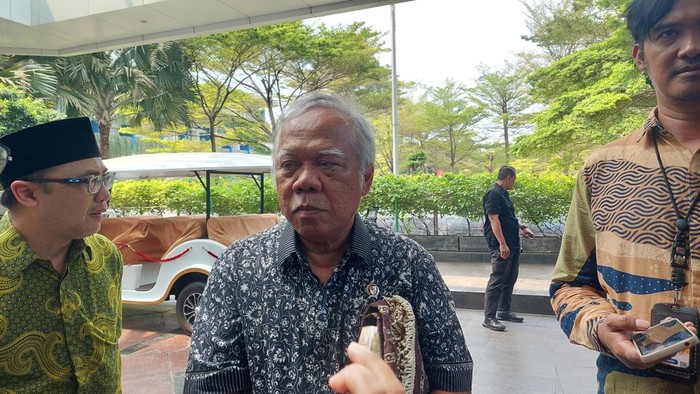 Menteri PUPR Basuki Hadimuljono di Kantor Kementerian PUPR