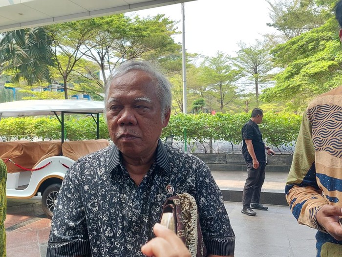 Menteri PUPR Basuki Hadimuljono di Kantor Kementerian PUPR