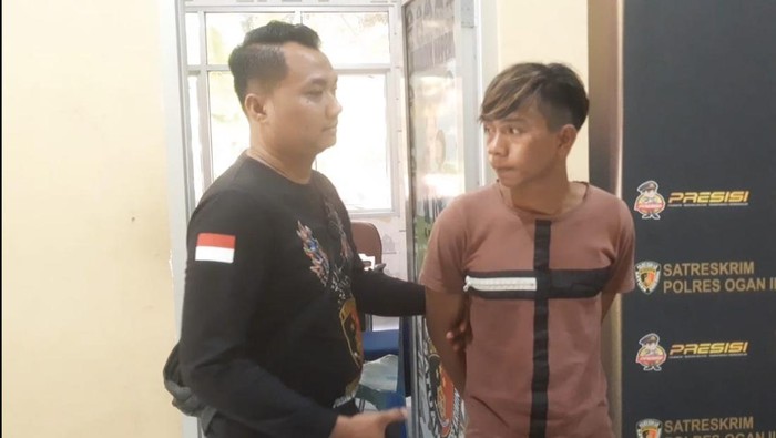 NS, pria yang bawa ABG Ogan Ilir kabur usai kenalan di medsos, resmi jadi tersangka.