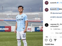 Pratama Arhan Jadi Model Jersey Baru Suwon FC, Netizen Tanya Kapan Main