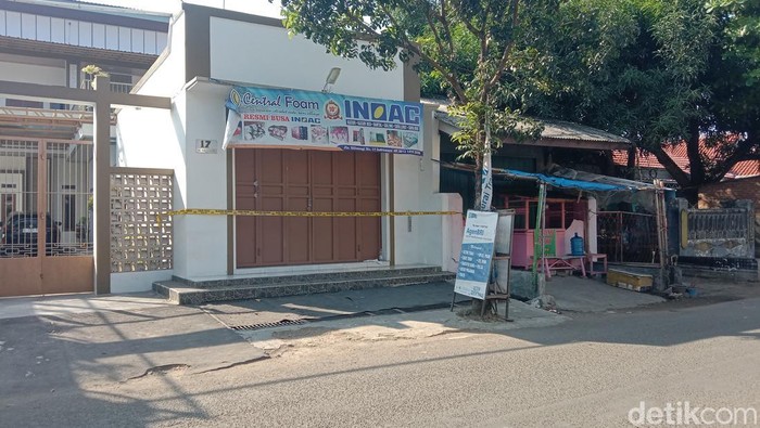 TKP perampokan agen perbankan di Kelurahan Paoman, Kabupaten Indramayu