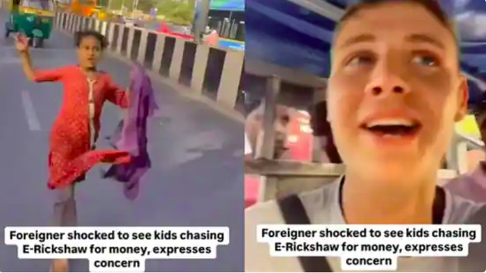 Turis dipalak bocah pengemis di India