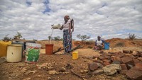 Di Zimbabwe, kekeringan akibat El Nino berdampak pada jutaan orang.