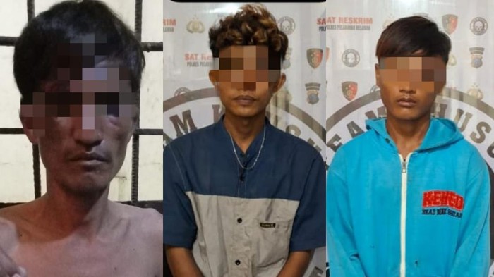 3 preman pelaku pungli di Medan ditangkap. (Istimewa)
