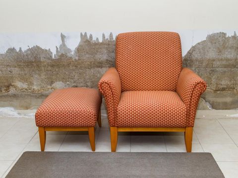 Brown sofa antique.