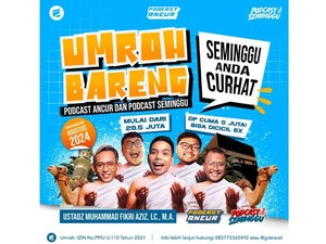 GIS Travel Gelar  Umrah Bareng di Podcast Seminggu Anda Curhat