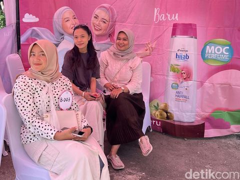 Suasana audisi Emeron Hijab Hunt 2024 di Parkir Barat Trans Studio Mall, Bandung, Jawa Barat, Sabtu (20/7/2024) mulai pukul 10.00 WIB.