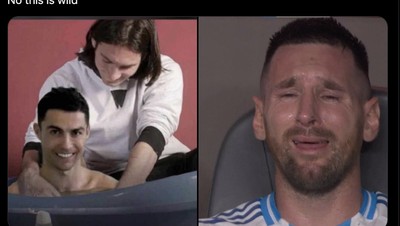 Meme Messi Mandikan Bayi, eh Ada Harry Kane dan Cristiano Ronaldo