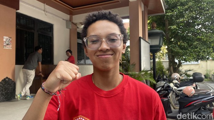 Pebasket Jogja, Aimee Tampu Francienne saat ditemui di kantor KONI DIY, Sabtu (20/7/2024).