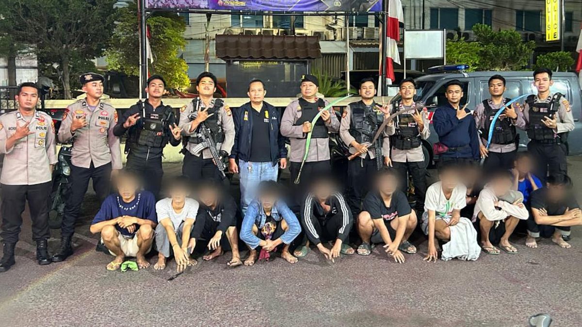 Polisi Gagalkan Aksi Tawuran di Mangga Dua Jakbar, 10 Remaja Diamankan