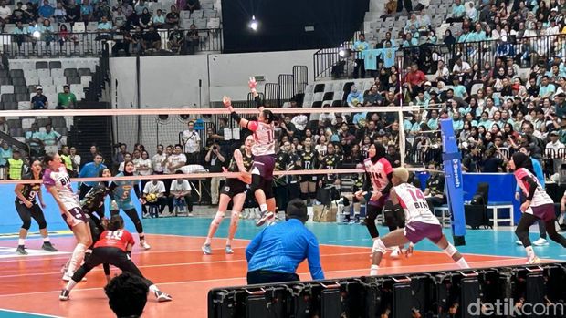 Jakarta BIN menjadi juara kompetisi bola voli nasional Proliga 2024. Megawati Hangestri Pertiwi dkk taklukkan Jakarta Electric PLN 3-2 pada final di Indonesia Arena Gelora Bung Karno (GBK), Sabtu (20/7/2024),