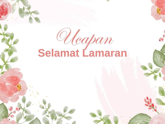 Ucapan Selamat Lamaran