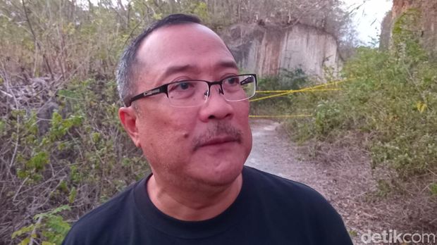 Vice President Governance Risk and Compliance PT Whitesky Aviation I Gede Bambang Narayana di Suluban, Pecatu, Kuta Selatan, Badung, Bali, Sabtu (20/7/2024). (Foto: Aryo Mahendro/detikBali)