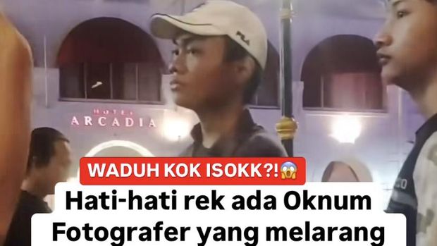 Viral oknum fotografer larang fotografer motret di Kota Lama Surabaya.